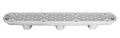 AquaStar 32" White Channel Drain Flat Grate Anti-Entrapment Suction Outlet Cover