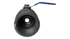 PP 2" BSPF Stopcock with Stainless Steel Ball Valve and Handle