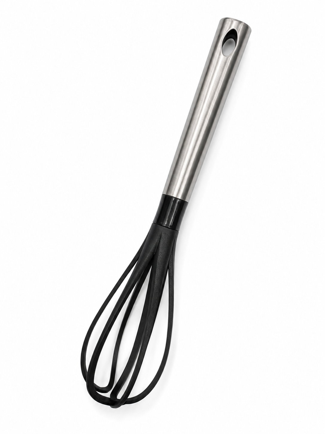 3PCS Nylon Whisk Set Kitchen Egg Beater Non-Stick Stainless Steel Handle Mixing Whisk