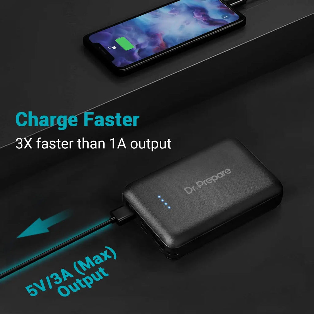 Dr. Prepare Portable Charger 10000mAh for Heated Vest/Jacket