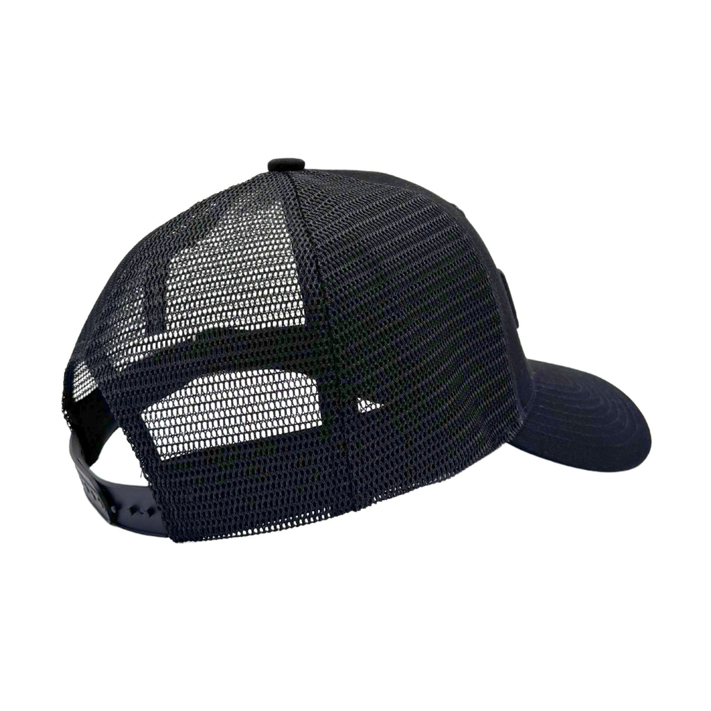 KickAss Snapback Trucker Cap - All Black with Black KA logo