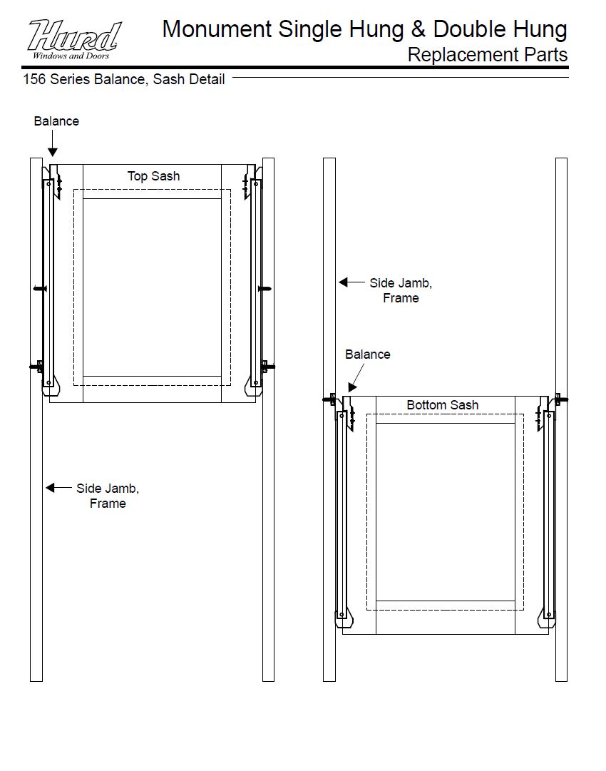 341 Hurd Monument Custodial Sash Take Out Clip & Fasteners Kit - Single and Double Hung Windows