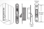 346 Angel Ventlock Face Fixed Single Action WOCD - Window Operating Control Devis. Factory CAD Drswing, installed placement example 