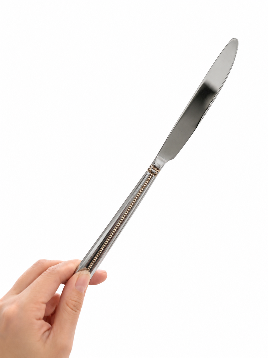 12PK Stainless Steel Table Knives 23cm Dinner Cutlery Serrated Knife Set