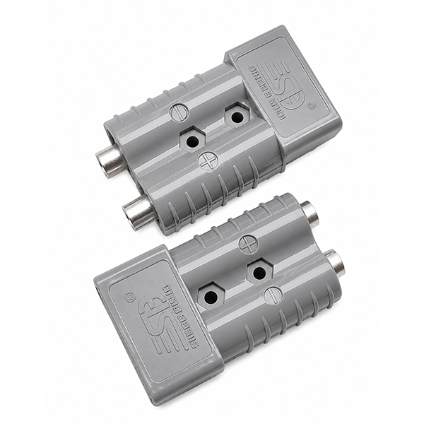 Sheng 350A Anderson style connector plugs in grey. Suitable for caravans, 4WDs and solar systems