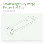 SmartVerge Batten End Clip