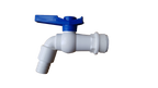 3/4" BSPM Plastic Tap White/Blue