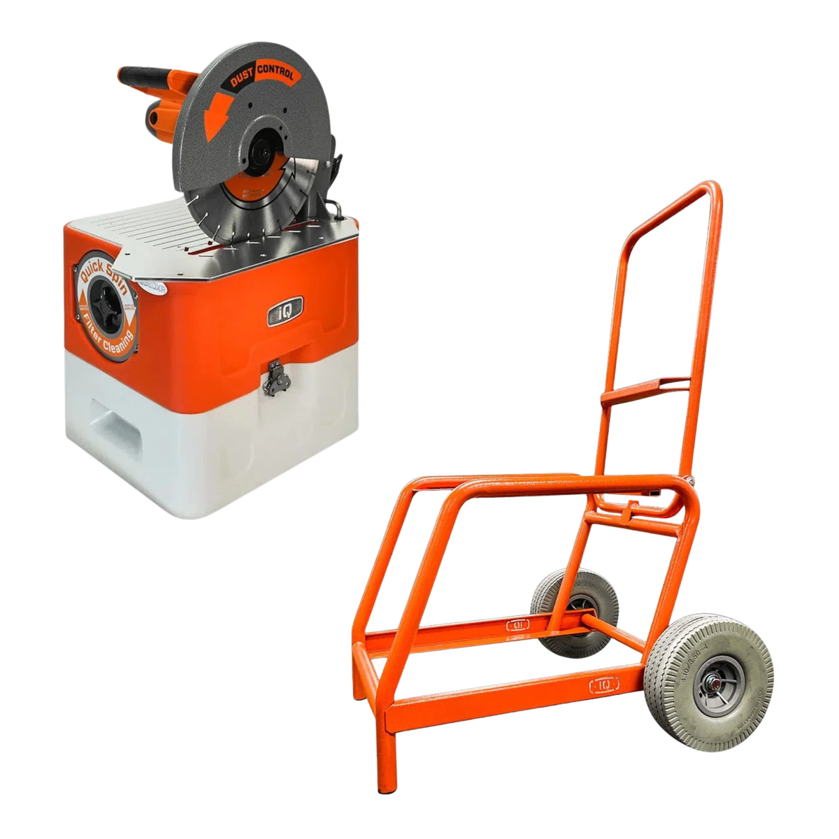 iQ360XT 14" Dry-Cut Masonry Saw Package with Smart Cart