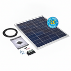 Solar Technology 80W Rigid Solar Panel Kit & 10Ah Charge Controller