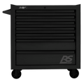 Dark Slate Gray Homak 36" RS Pro 7 Drawer Rolling Cabinet