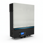 Iconica Max 8000W 48V hybrid pure sine wave inverter with combined 8000W dual-input solar MPPT controller, 120A solar charging current, 120A mains battery charger, parallel capability and inbuilt Wi-Fi mobile monitoring (No battery required)