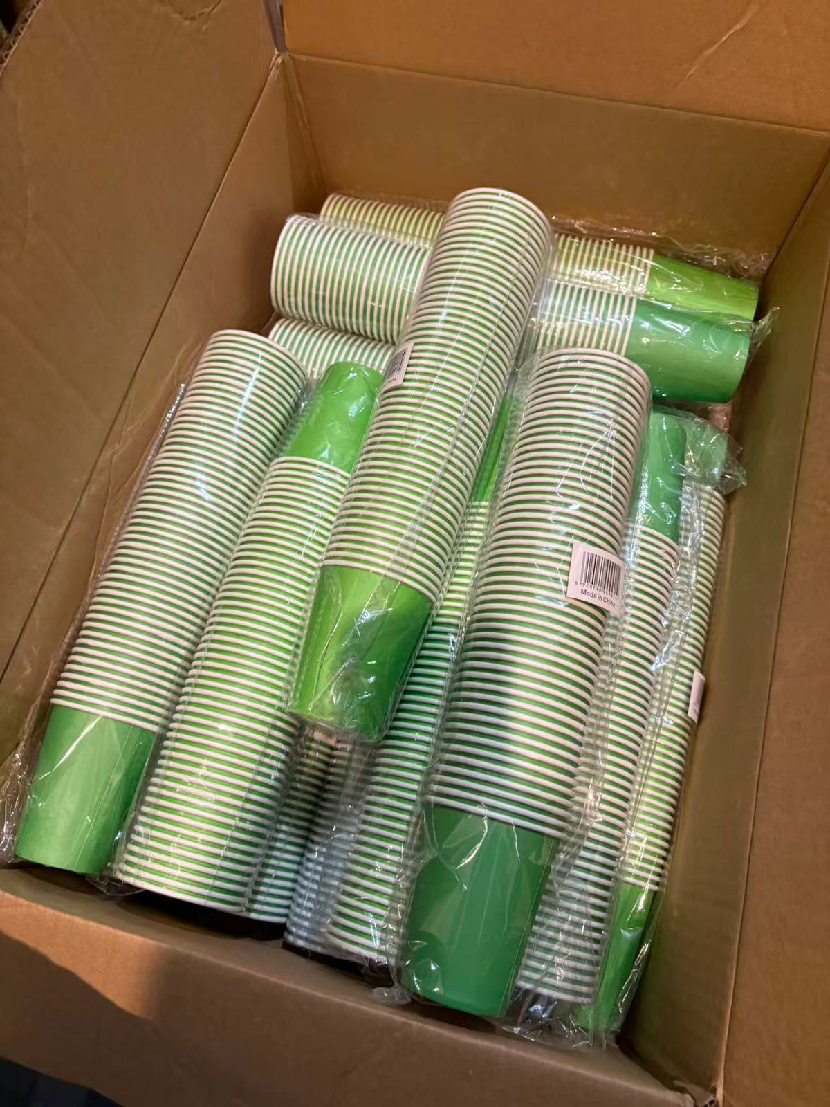 500PCS 6oz Disposable Paper Cups Assorted Colours Cold Drink Party Catering Cups