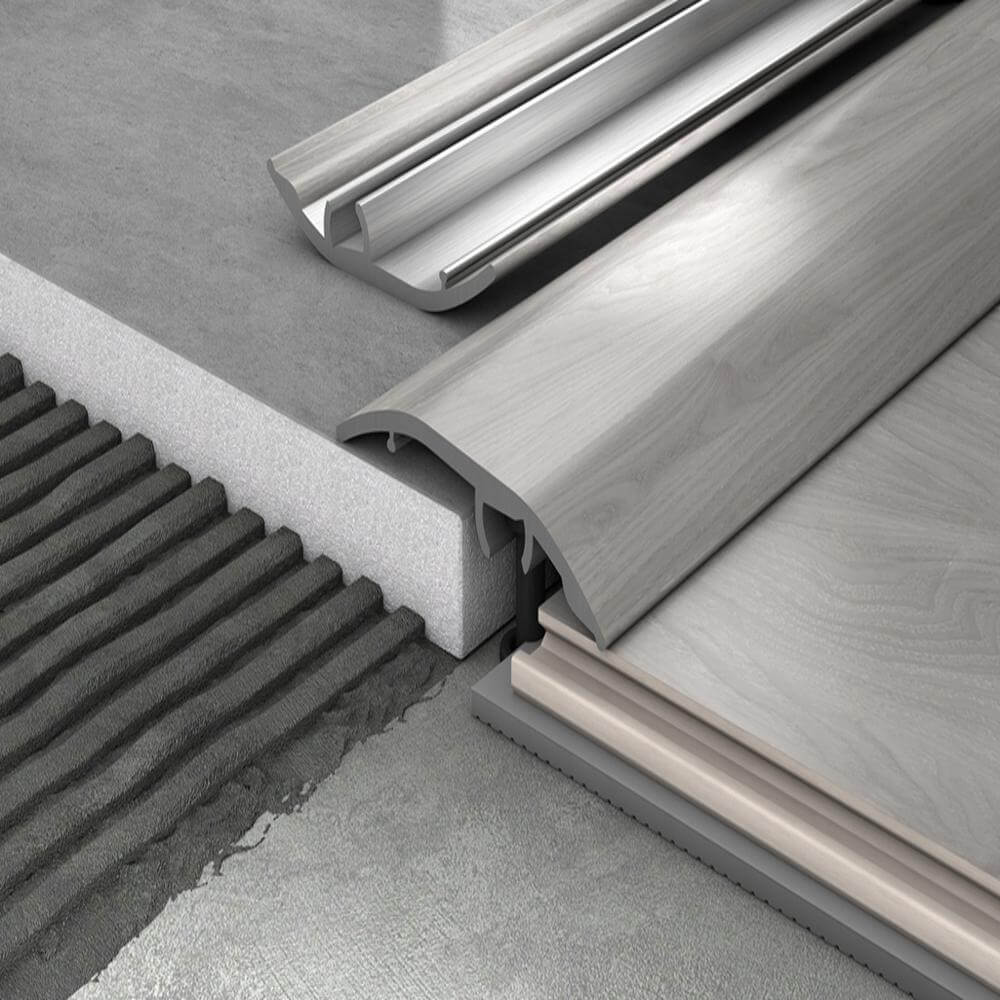 Aluminium Door Threshold Strip  30mm 4-in-1 Multi-Purpose Floor Trim S30K