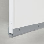 Door Bottom Vinyl Storm Door Adjustable Width 36" Gray