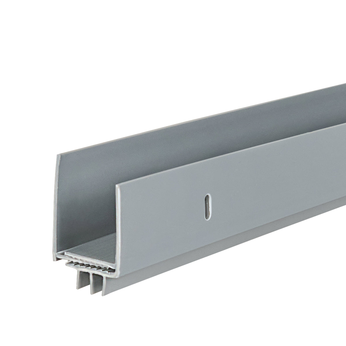 Door Bottom Vinyl Storm Door Adjustable Width 36" Gray