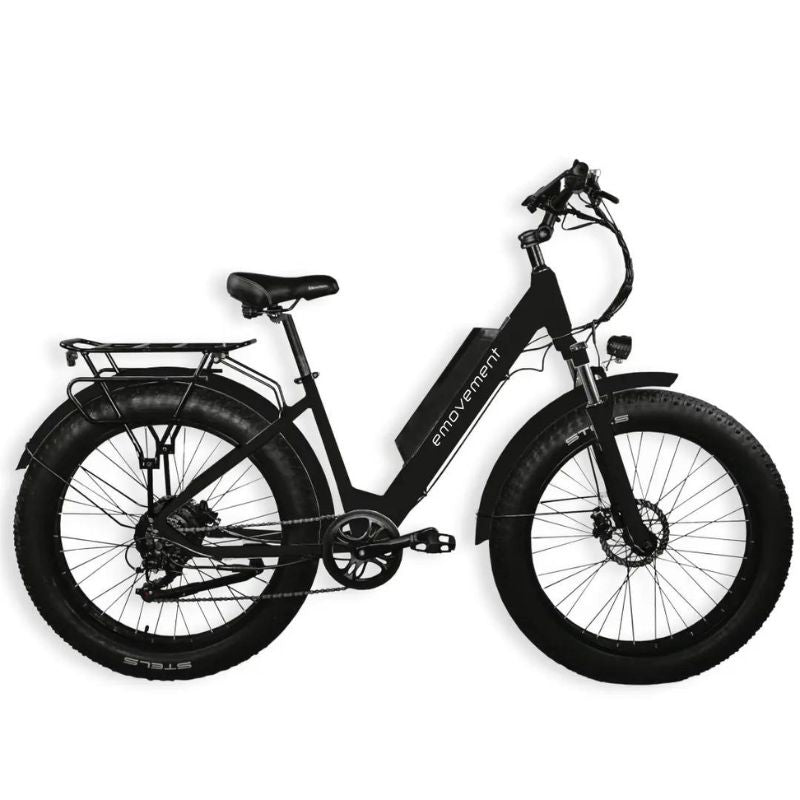 E-Movement Aries Fat Tyre Step Through Mountain E-Bike 500W