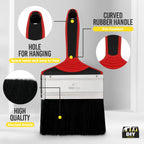 Paint Brush 4 Inch | Wall & Fence Decorating Tool | 2 Pack