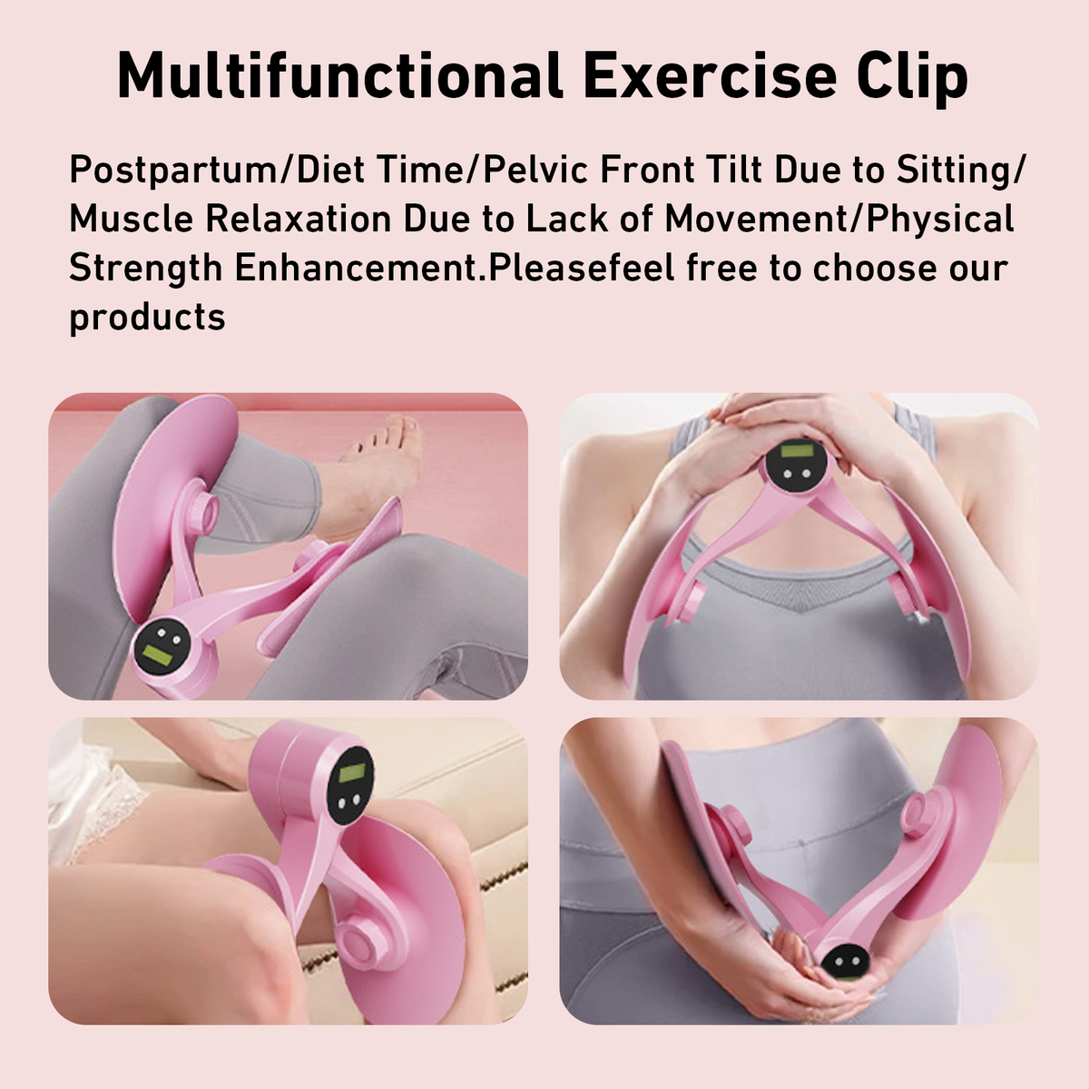 Thigh Exerciser, Hip and Pelvis Trainer,  for Women Home Gym