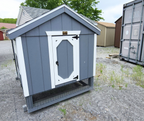 5' X 7' DURATEMP CHICKEN COOP - DARK GRAY
