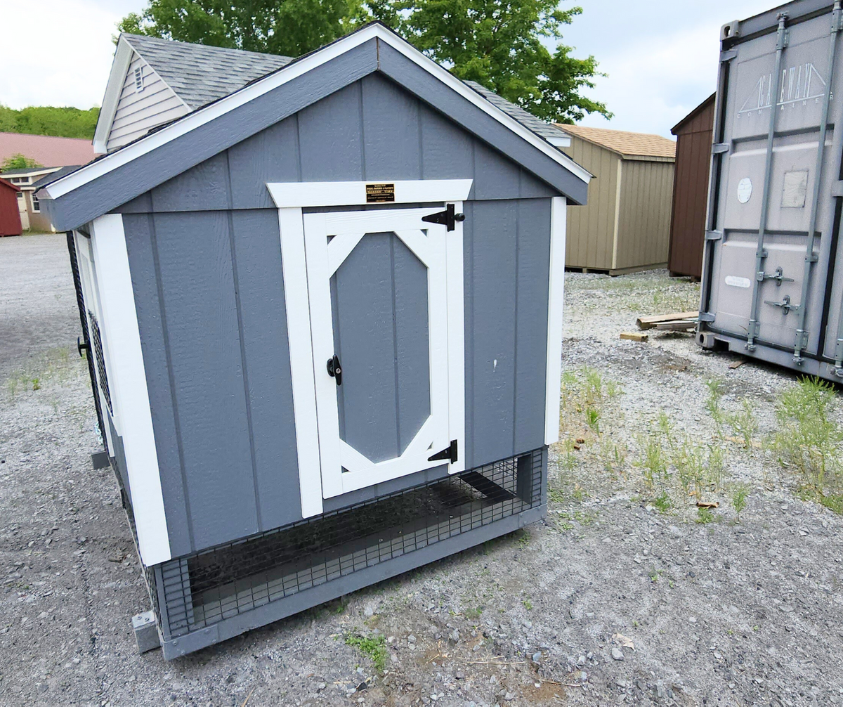 5' X 7' DURATEMP CHICKEN COOP - DARK GRAY
