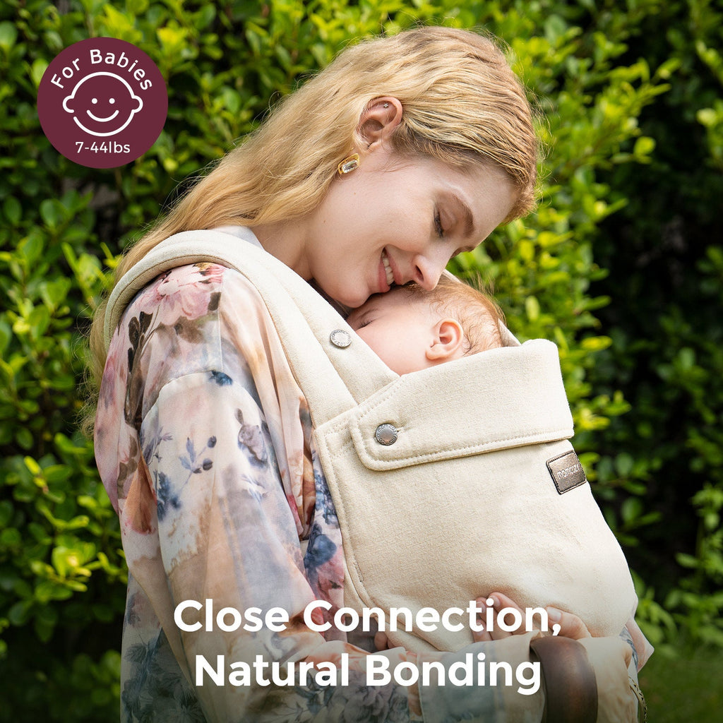 GentleTouch Cotton-Linen Ergonomic Baby Carrier