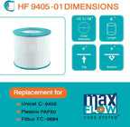 Hurricane C-9405 Replacement Pool Filter Cartridge for Pentair Clean & Clear 50 Predator 50 PAP50 FC-0684