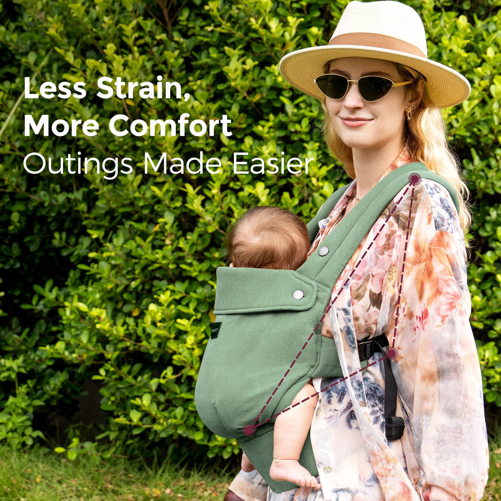 GentleTouch Cotton-Linen Ergonomic Baby Carrier