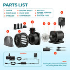 Aqua Dream 24V DC Eco Marine Aquarium Wave Water Pump 2400 GPH