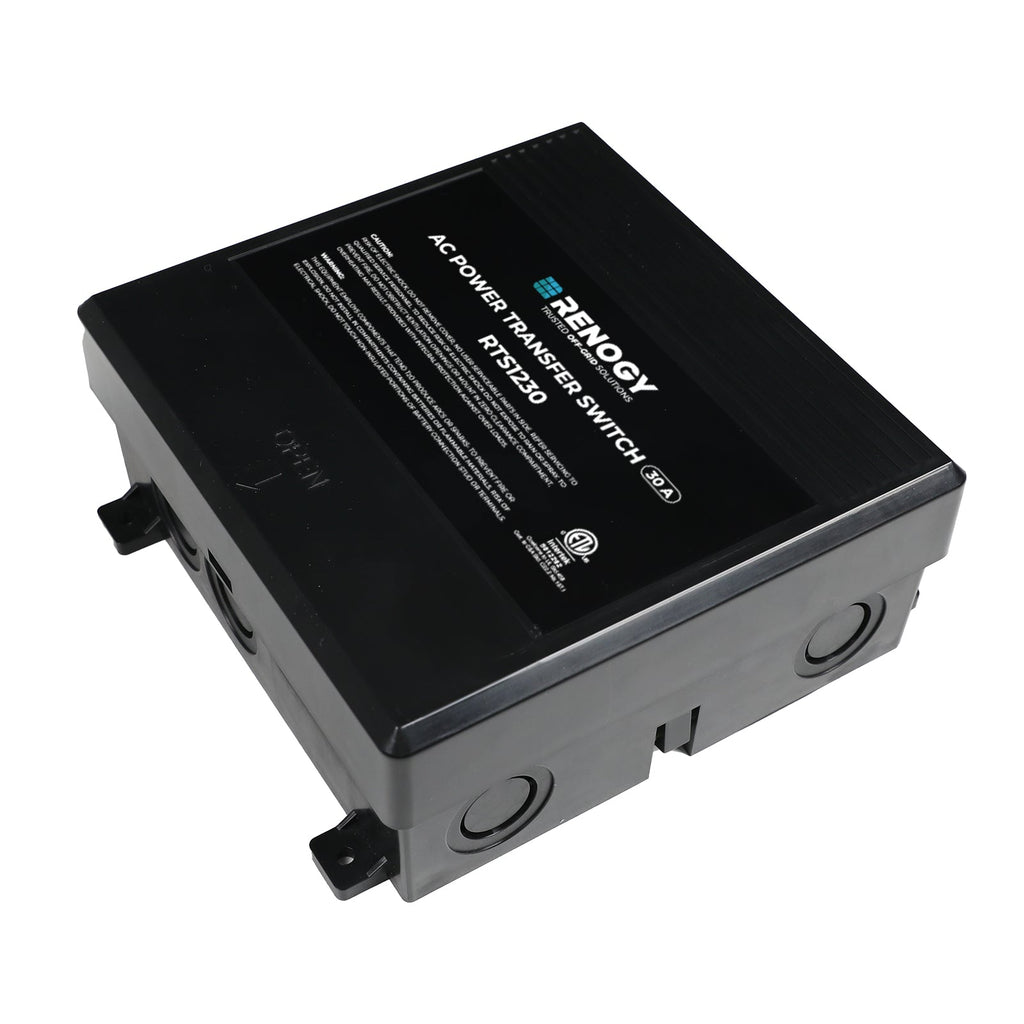 Pro 12V Bluetooth Pure Sine Inverter (1000W/2000W/3000W) + 120V 30A Automatic ATS Transfer Switch