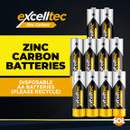 AA AAA Batteries | Heavy Duty 1.5v Long Life Battery Set | 20 Pack
