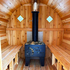 6 Person Cedar Barrel Sauna | 6′ x 8′