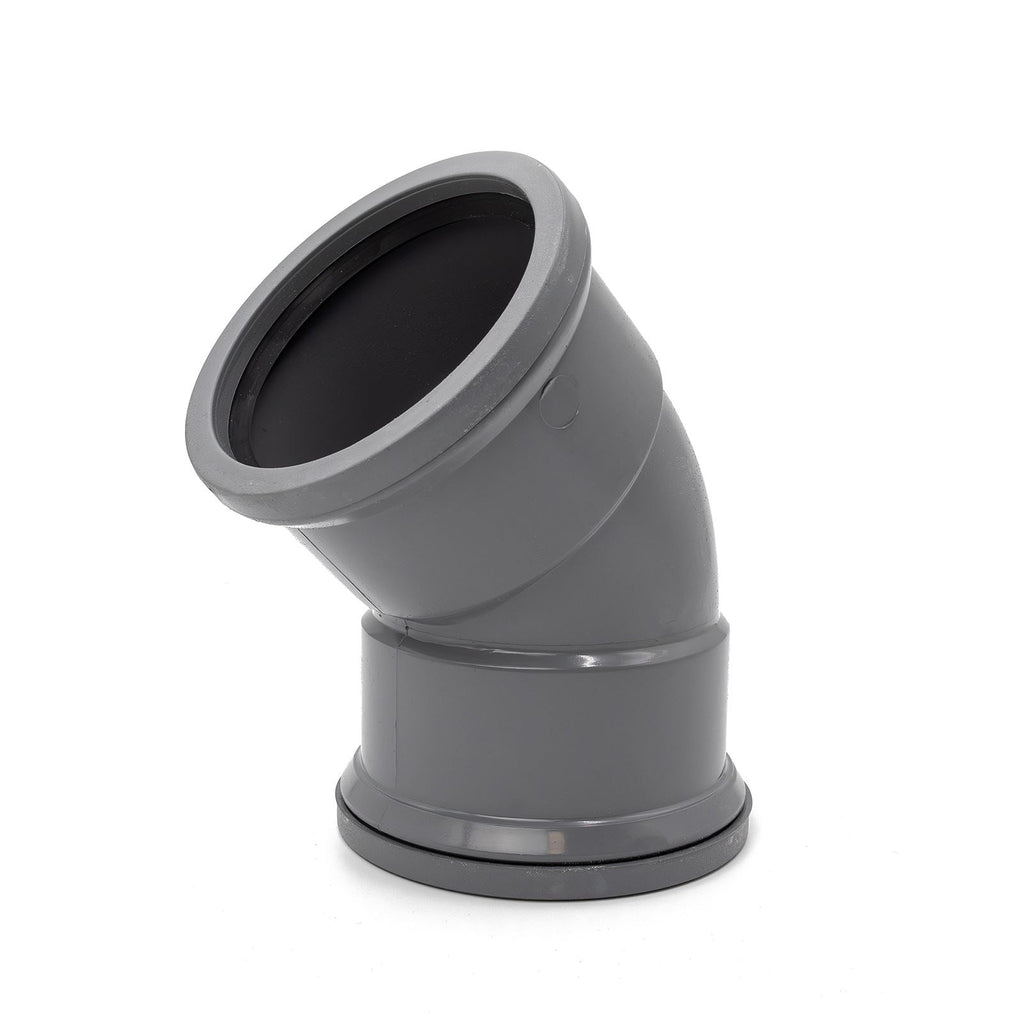 Example of 110mm Soil 45° Bend (Double Socket)