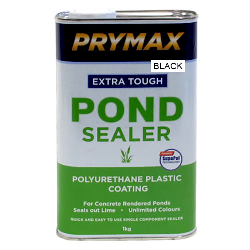 Prymax Black Pond Sealer 1kg - Polyurethane, Water-Resistant