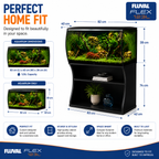 Fluval Flex 123L Tropical Black Aquarium