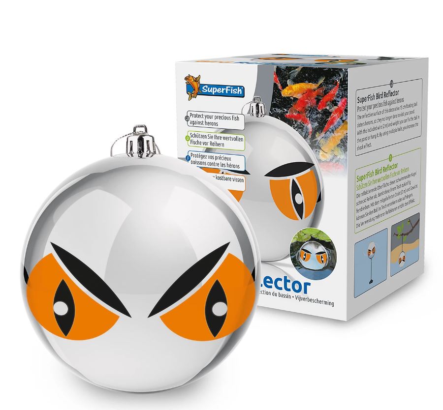 Superfish Pond Heron Scare Reflector 15cm - Fish Protection Ball