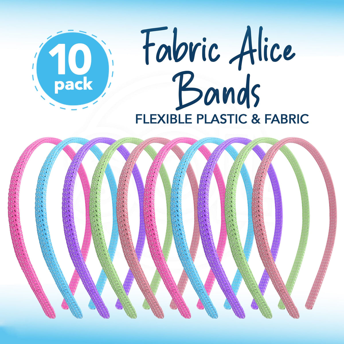 Fabric Alice Bands Hair Headbands for Women Girls | 5 Pack