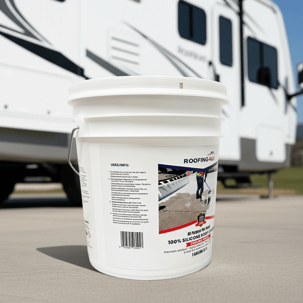 All Purpose Flex Repair 100% Silicone Roof Sealant - 1 Gallon (Pallet of 120)