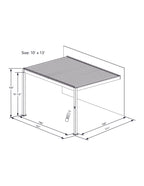 Villa Pergola - Motorized Louver w/ Edge Lighting