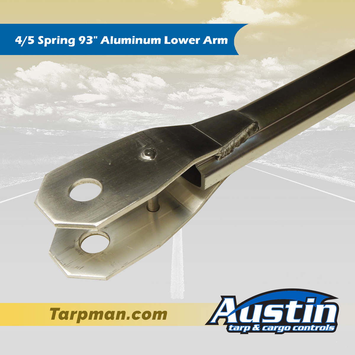 4/5 Spring 93" Aluminum Lower Arm