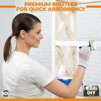 Bulk Fence Paint Brushes | Block Set Decking Shed Masonry | 96 Pack