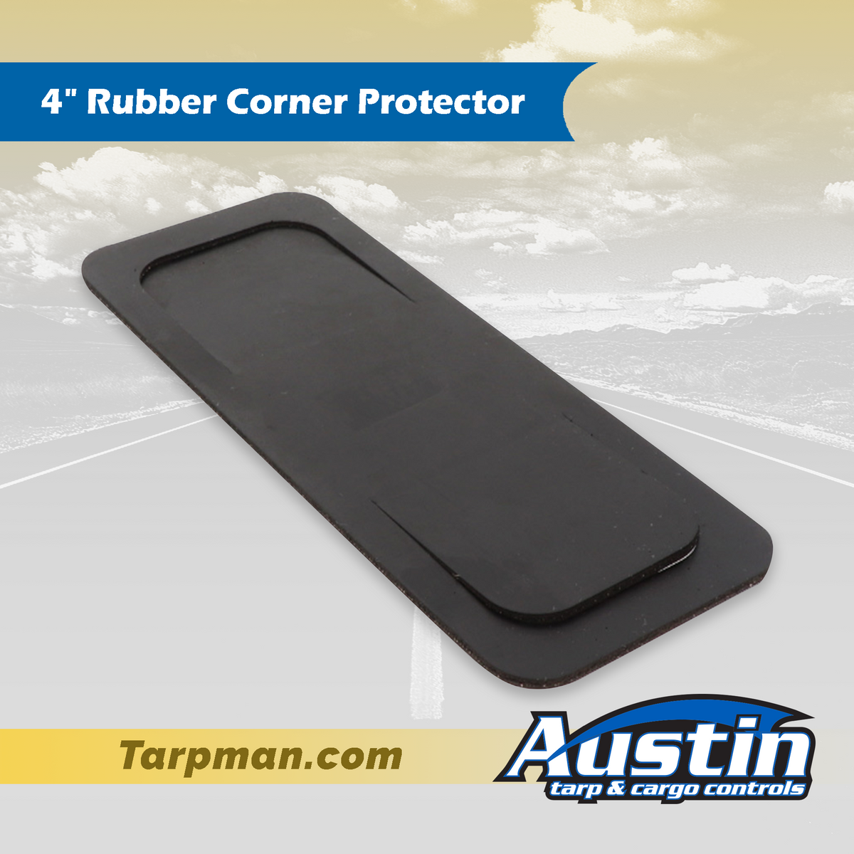 4" Rubber Corner Protector