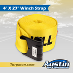 4” X 30’ Flat Hook Winch Strap