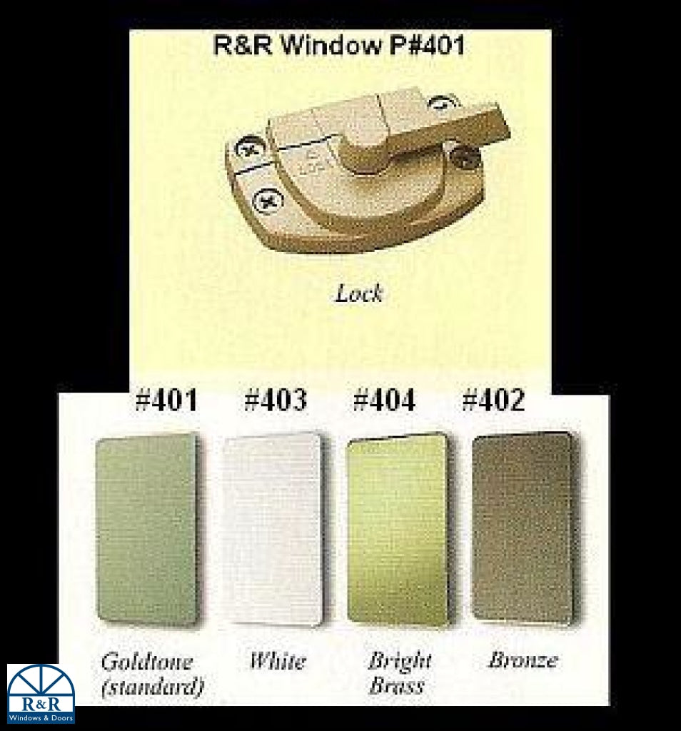 401 Checkrail Window Lock With Keeper