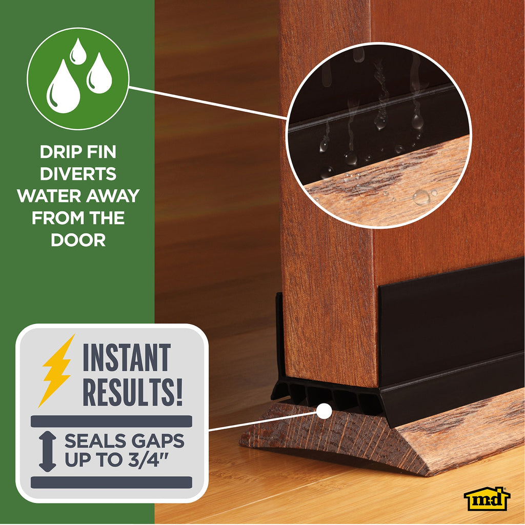 Vinyl DENY™ U-Shape Slide-On Under Door Seal