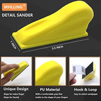 Micro Zip Detail Sander 70PC Sandpaper-Grit 400 600 800 1000 1500 2000 3000 - style: Black 400-3000 Grit