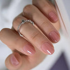 CurvLife Extra Short Oval Press On Nails, Nude Peach Pink, Soft Gel - color: A1 -honey peach