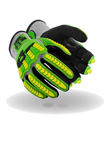 MAGID T-REX HPPE Construction Impact Gloves, ANSI Level A5, 72 Pair - size: 10/XL, style: 72 Pair