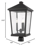 Open Box - Z-Lite 568PHBR-533PM-ORB - Post Lights Outdoor Lighting
