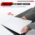 400 Horseshoe Tile Spacers, 1/8-Inch U-Shaped Plastic Spacers for Tile Leveling System Floor Wall Tile Installation - size: 1/8"-400 Pcs