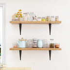20 Pack Shelf Brackets 10 Inch, Black Metal Brackets for Shelves, L Shape Shelving Brackets (Black, 10" x 8") - color: Black, size: 10" x 8"